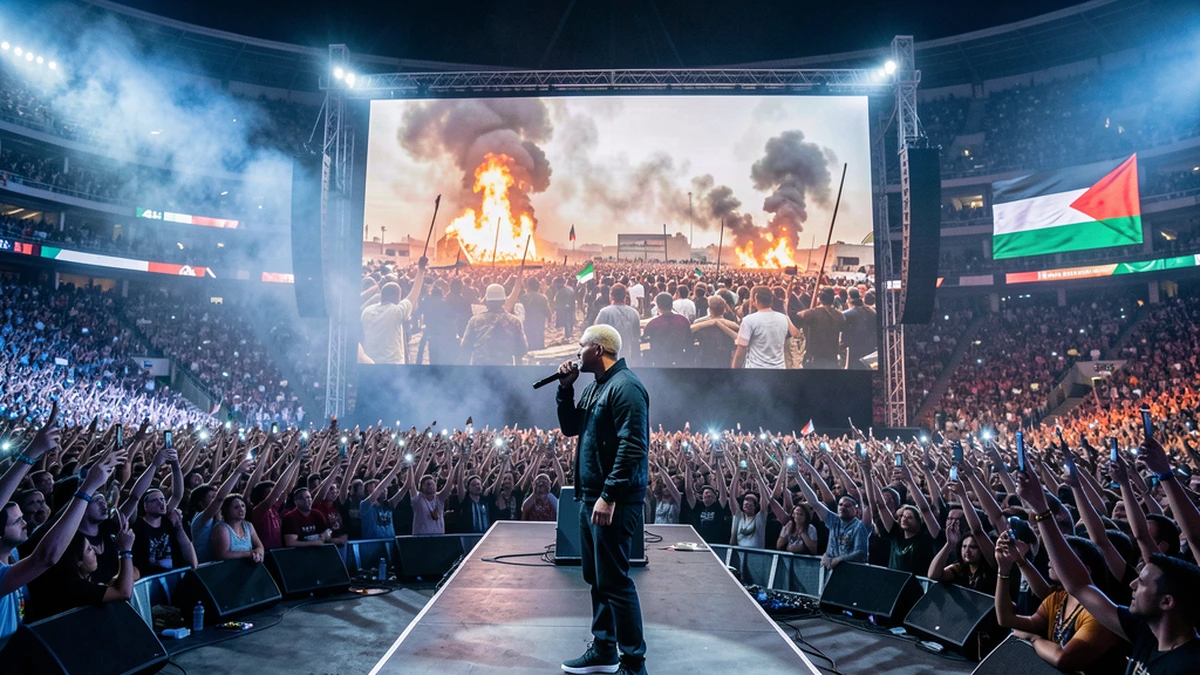 Macklemore écarté tournée Ed Sheeran septembre 2026 : le rappeur assume son « Free Palestine », Robert Kraft dénonce une « rhétorique antisémite »